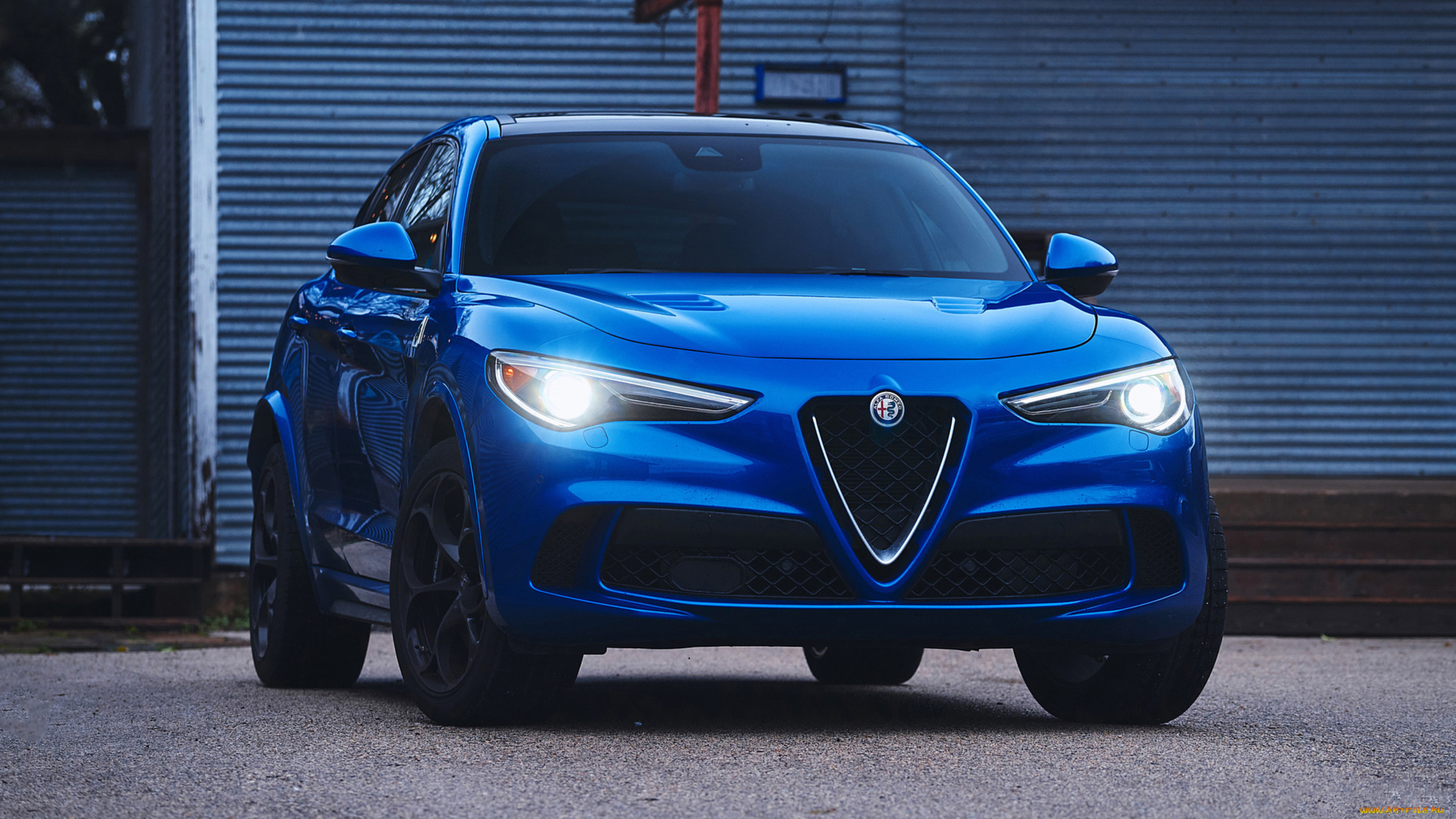 alfa romeo stelvio quadrifoglio 2018, , alfa romeo, alfa, romeo, 2018, blue, quadrifoglio, stelvio